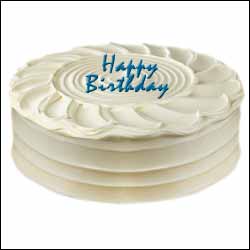 Click here for more on Vanilla Round - 1kg cake