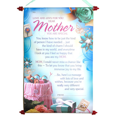 Click here for more on Message Scroll for Mother - Code 08-code001