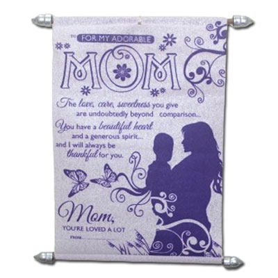 Click here for more on Message for Mom Printed Scroll Greetings - Code-115