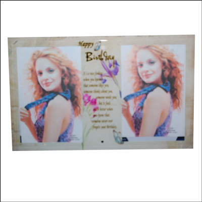 Click here for more on Birthday Message with photo frame-code 112-code004