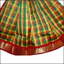 Click here for more on Multi Color Pattu Parikini (Without Blouse) SPP-17