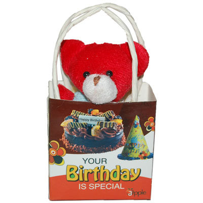 Click here for more on Birthday Teddy With Bag -1267-code002