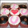 Click here for more on Cup cake - 9 pieces (with message I Love U)