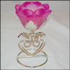 Click here for more on Pink Color Rose Stand Candle