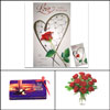 Click here for more on Musical Greeting card with Roses and chocolates