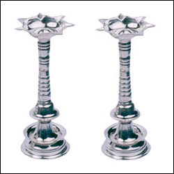 Click here for more on Silver Lamp Stands - 2 no