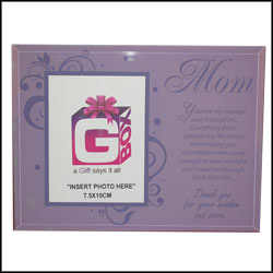 Click here for more on Message with Photo Frame stand 4 Mom