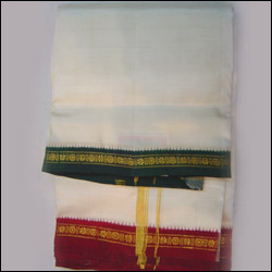 Pattu Dhoti with Kanduva Mama Alludu Border