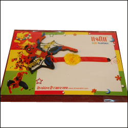Click here for more on Spiderman Rakhi