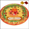 Click here for more on Fancy Designer Rakhi Pooja Thali -code01