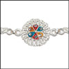Click here for more on Silver Coated Floral Rakhi - code R01(Single)