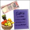 Click here for more on Cash - Rs. 10,001 with Fruits and message