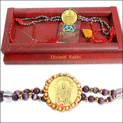 Click here for more on Divine Gold Rakhi - Balaji