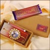 Click here for more on Stone studded Photo Rakhi with Free Chocolate