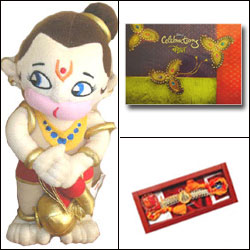 Click here for more on Hanuman with Chocolates