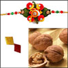 Click here for more on Designer Rakhi + 250gms Walnut dryfruit