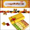 Click here for more on Fancy Thread Rakhi +500gms Sompapidi sweet