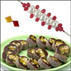 Click here for more on BRIGHT PEARL RAKHI - SJPJN-272 + Delicious Anjeer King Sweet - 1kg