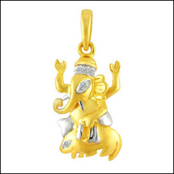 Click here for more on GANAPATI DIAMOND PENDANT -JPJL-009
