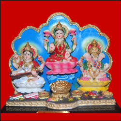 Click here for more on Ganesha lakshmi saraswathi pop-SLG -code001