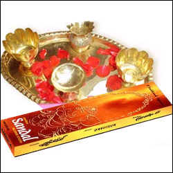 Click here for more on Special Puja Thali with Incense sticks
