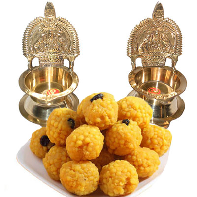 Click here for more on Lakshmi Brass Diyas N Laddu