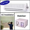 Click here for more on Carrier 1.5ton Split AC+ 4KVA Stabilizer + Installation