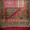 Click here for more on Maroon and Green color Pure Silk Printed Saree DCM-43