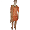 Click here for more on Orange N Copper color gold embroidery work dress- FD-14