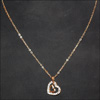Click here for more on Fancy Loving Heart Chain with Pendant - Code No: PWC -1