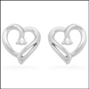 Click here for more on Fancy Love Heart Diamond Earring - JPDCM-237A