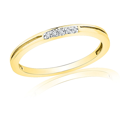 Click here for more on 18 Kt Gold Vogue Diamond Finger Ring - RA028072