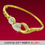 Click here for more on LOVELY DESIRE GOLD BANGLE (SJPGBG02)