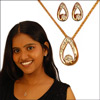 Click here for more on Exclusive Diamond Pendant with Chain and Earrings from Nirvana