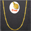Click here for more on SMOKY GOLD CHAIN WITH FREE PENDANT