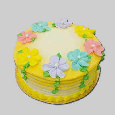Click here for more on Round shape Pineapple cake - 1kg