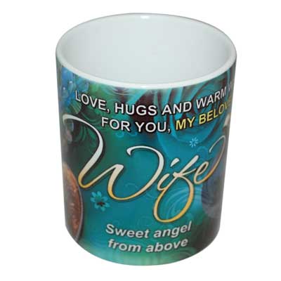Click here for more on Mug with Message (Wife)-code008