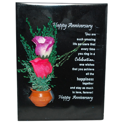Click here for more on Happy Anniversary Message Stand -166-code039