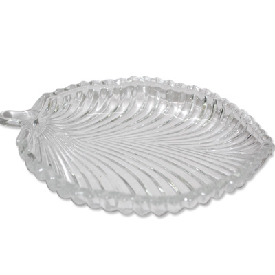 Click here for more on Crystal Leaf shape Tray -307-12