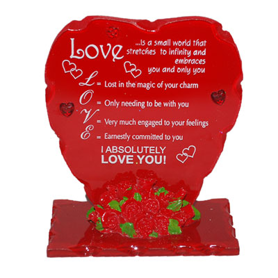 Click here for more on Love Message Stand -999-022