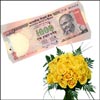 Click here for more on Cash - Rs. 3,001 with Yellow flowers