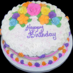 Click here for more on Cute floral cake
