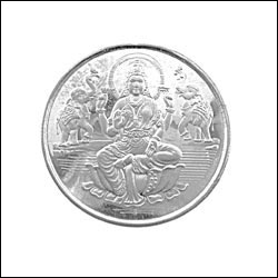 Click here for more on'LAXMI SILVER COIN -20gms'