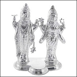 Click here for more on'LAXMI-NARYAN SILVER IDOL -SJSID03'