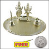 Click here for more on Puja Thali - Laxmi Narayana ( 95 Grams )