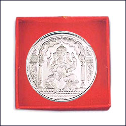 Click here for more on'Shri Ganesh Silver Coin - p02071'
