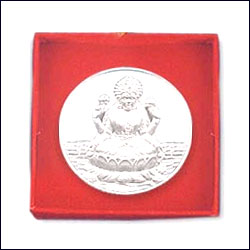 Click here for more on'Shri Lakshmi Silver Coin - p02072'