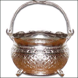 Click here for more on Flower Basket - Silver