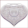Click here for more on Heart shaped silver trinket box