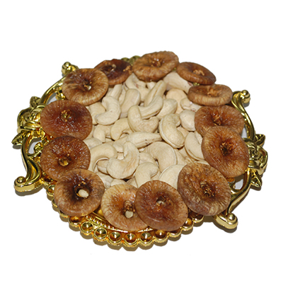 Click here for more on Dryfruit Thali - code RD400-010